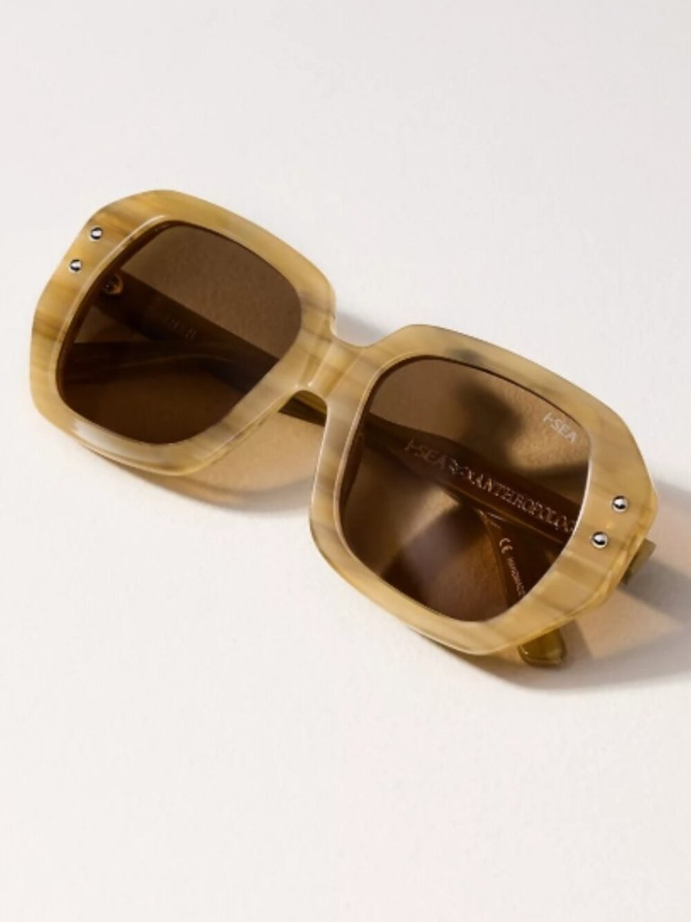 NWT Anthropologie I-SEA Geometric Circle Sunglasses